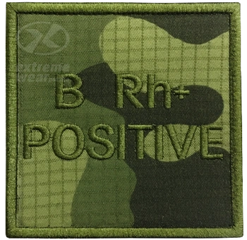 Naszywka Grupa Krwi DOWOLNA
