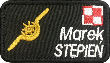 Naszywka Imiennik PILOT TECHNIK z Turbiną