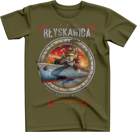 ORP BŁYSKAWICKA KOSZULKA MARYNARKA WOJENNA