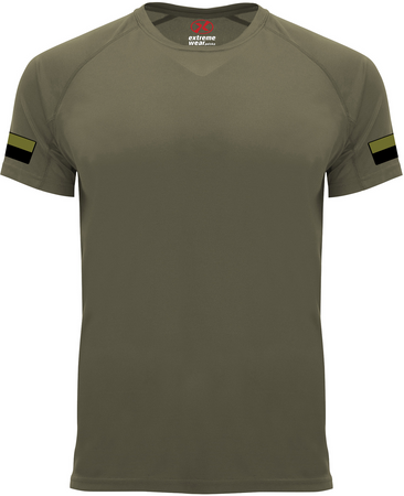 Koszulka Wojskowa Techniczna z flagami gaszonymi