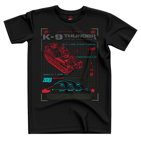 KOSZULKA BAWEŁNIANA K9-THUNDER TECH