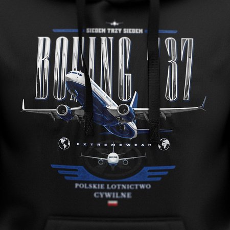 BLUZA Z KAPTUREM BOEING 737