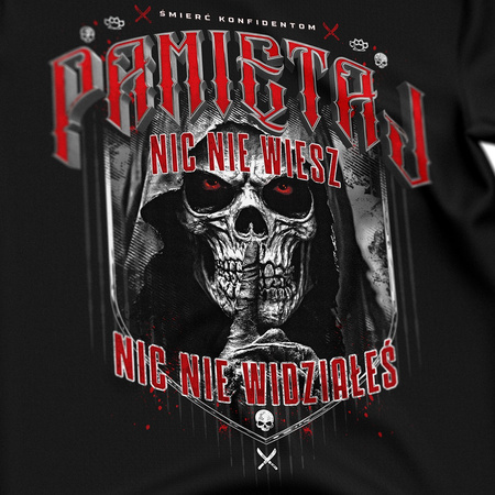 ULICZNY T-SHIRT SKULL WHITE