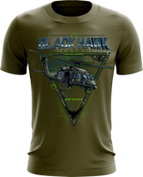 Black Hawk Support Koszulka ze ŚMIGŁOWCEM