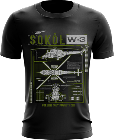 "Sokół W-3" koszulka bawełniana
