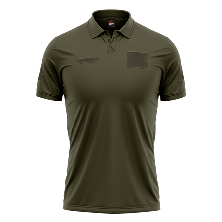 WOJSKOWA KOSZULKA POLO Z RZEPAMI