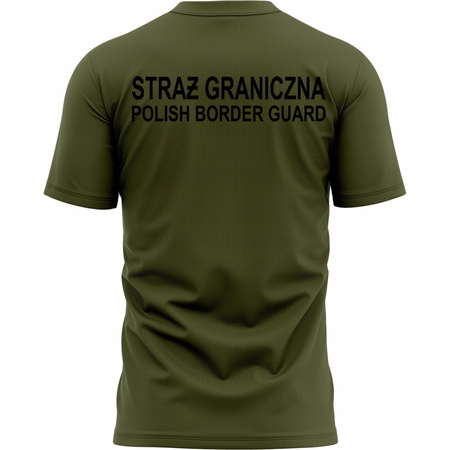 STRAŻ GRANICZNA KOSZULKA OLIWKOWA Z RZEPEM NA STOPIEŃ
