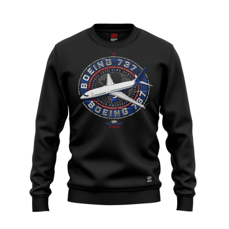 BLUZA BEZ KAPTURA BOEING 737 Vintage