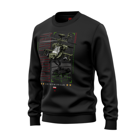 MILITARNA BLUZA BEZ KAPTURA APACHE AH-64 ACTION