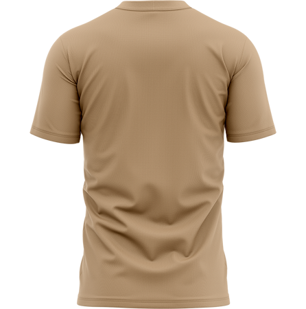 Koszulka Strażacka Piaskowa Bawełniana Letnia