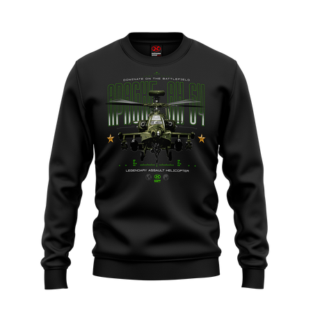 MILITARNA BLUZA BEZ KAPTURA APACHE AH-64 LEGEND