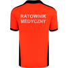 Koszulka POLO RATOWNIK MEDYCZNY eXtreme RESCUE - ORANGE FLUO Z ODBLASKOWĄ NASZYWKĄ I NAPISEM NA PLECACH