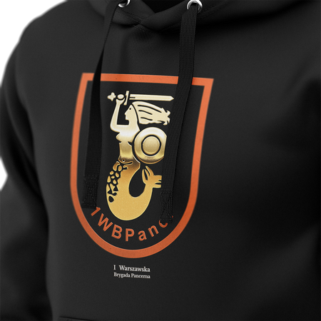BLUZA Z KAPTUREM - 1 Warszawska Brygada Pancerna - Tarcza