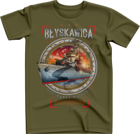 ORP BŁYSKAWICKA KOSZULKA MARYNARKA WOJENNA