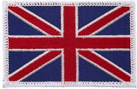 Flaga Wielka Brytania Naszywka 50x77mm