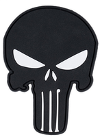 NASZYWKA PUNISHER GUMOWA PVC Z RZEPEM