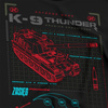 KOSZULKA BAWEŁNIANA K9-THUNDER TECH