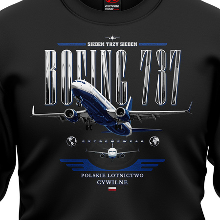 BLUZA BEZ KAPTURA BOEING 737