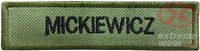Naszywka Imiennik Patch Khaki KO