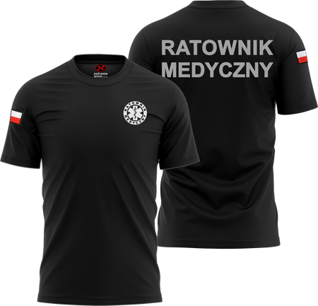 RATOWNIK MEDYCZNY ODBLASK + FLAGA