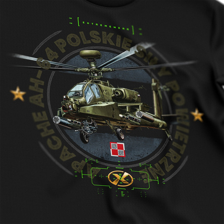 KOSZULKA MILITARNA APACHE AH-64 CIRCLE