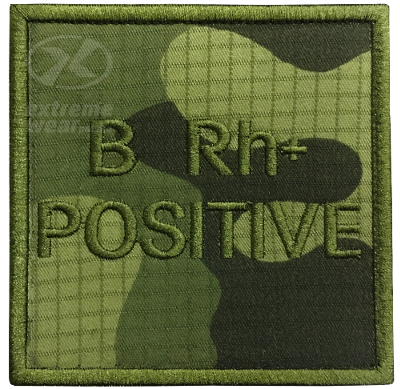 Naszywka Grupa Krwi DOWOLNA