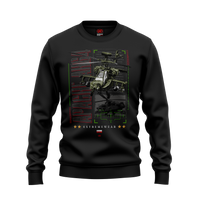 MILITARNA BLUZA BEZ KAPTURA APACHE AH-64 ACTION