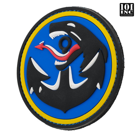 Naszywka FORMOZA pvc gumowa NIEBIESKA z rzepem