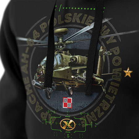 MILITARNA BLUZA Z KAPTUREM APACHE AH-64 CIRCLE