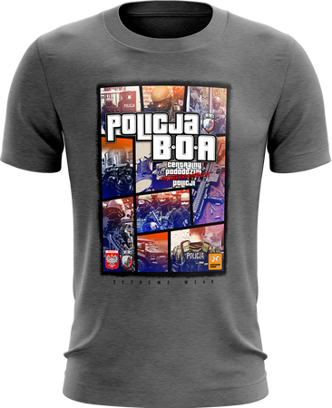 Koszulka POLICJA BOA antyterroryści