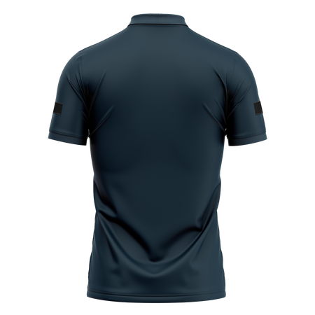 WOJSKOWA KOSZULKA POLO Z RZEPAMI - MARYNARKA WOJENNA