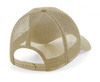 Czapka z daszkiem trucker piaskowa + naszywka