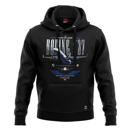 BLUZA Z KAPTUREM BOEING 737