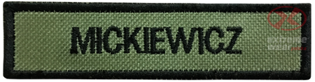 Naszywka Imiennik Patch Khaki CO
