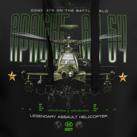 MILITARNA BLUZA Z KAPTUREM APACHE AH-64 LEGEND