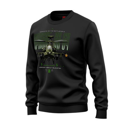 MILITARNA BLUZA BEZ KAPTURA APACHE AH-64 LEGEND