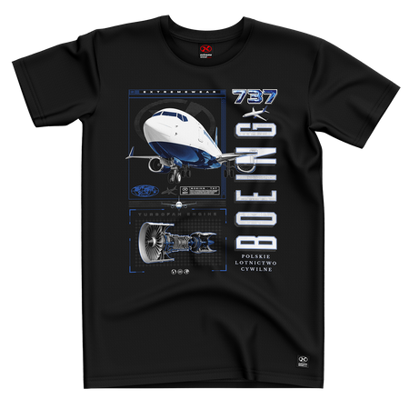 KOSZULKA LOTNICZA BOEING 737 Engine