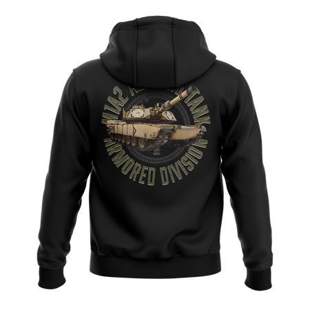 BLUZA Z KAPTUREM - CZOŁG M1A2 ABRAMS CircleB