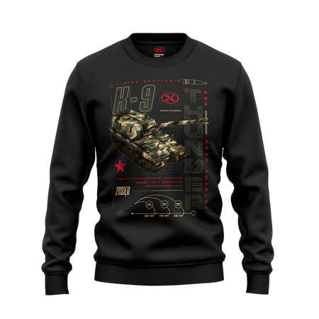 BLUZA BEZ KAPTURA - K9 THUNDER