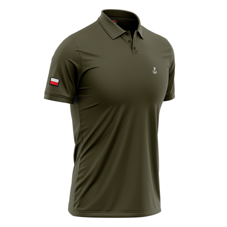 KOSZULKA POLO Z HAFTEM - POLSKA WALCZĄCA