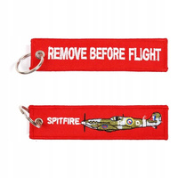 Brelok Zawieszka REMOVE BEFORE FLIGHT / SPITFIRE