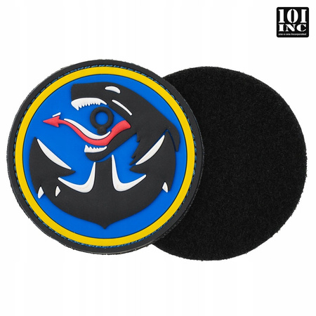 Naszywka FORMOZA pvc gumowa NIEBIESKA z rzepem