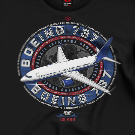 KOSZULKA LOTNICZA BOEING 737 Vintage