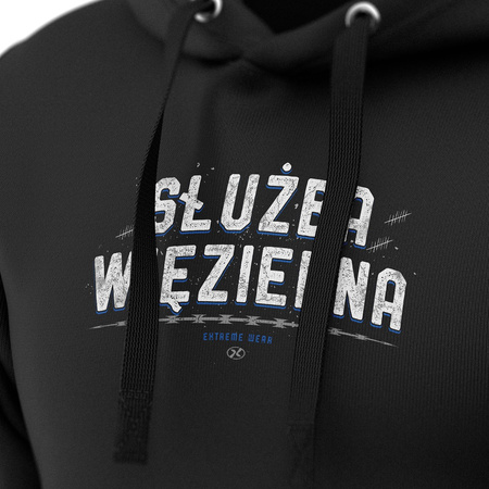 BLUZA Z KAPTUREM SŁUŻBA WIĘZNIENNA - Circle