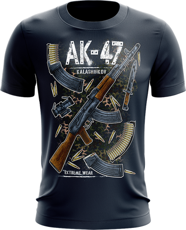 AK-47 Kalashnikov koszulka bawełniana