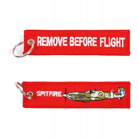 Brelok Zawieszka REMOVE BEFORE FLIGHT / SPITFIRE