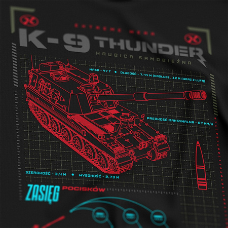 KOSZULKA BAWEŁNIANA K9-THUNDER TECH