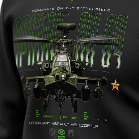 MILITARNA BLUZA BEZ KAPTURA APACHE AH-64 LEGEND