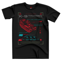 KOSZULKA BAWEŁNIANA K9-THUNDER TECH