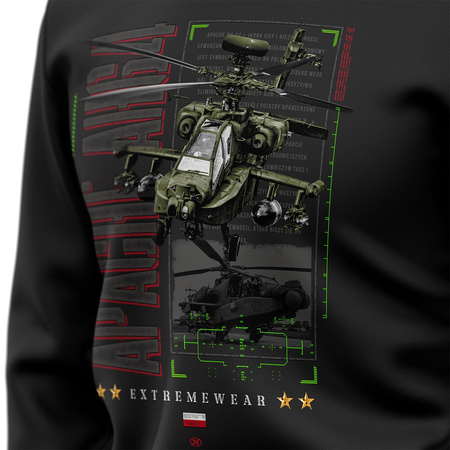 MILITARNA BLUZA BEZ KAPTURA APACHE AH-64 ACTION
